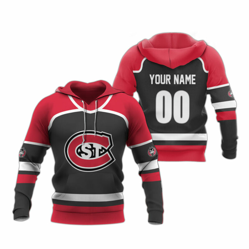 And Number St Cloud State Huskies All Over Print Hoodie