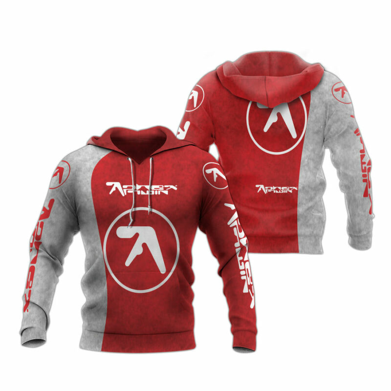 Aphex Twin Red All Over Print Hoodie
