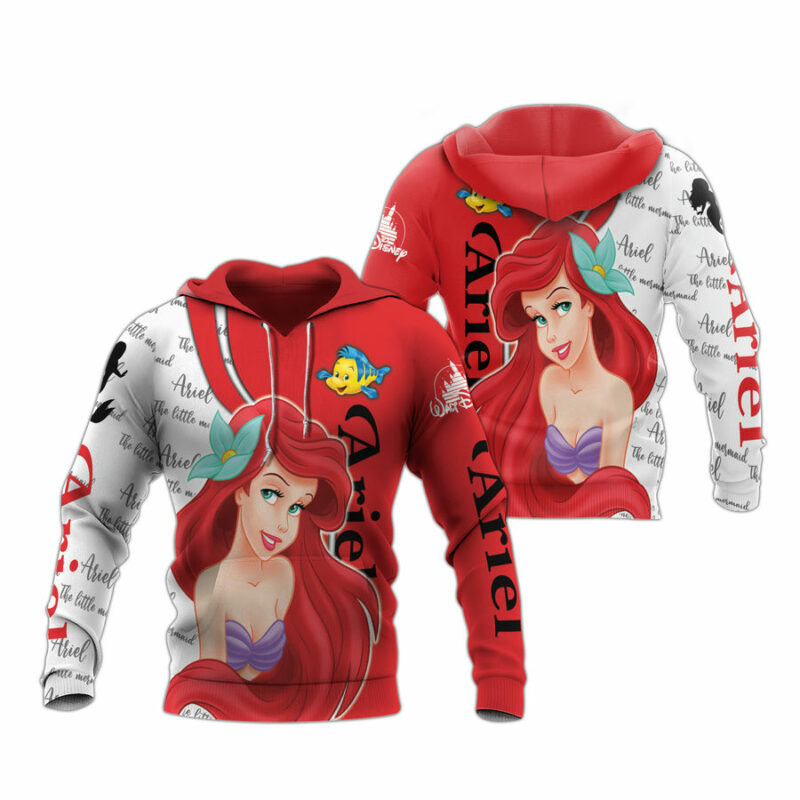 Ariel Little Mermaid Exclusive Collection Just Released All Over Print Hoodie