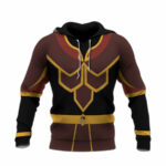 Azula the last airbender all over print hoodie front side