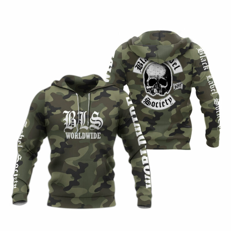 Bls Worldwide Black Label Society All Over Print Hoodie