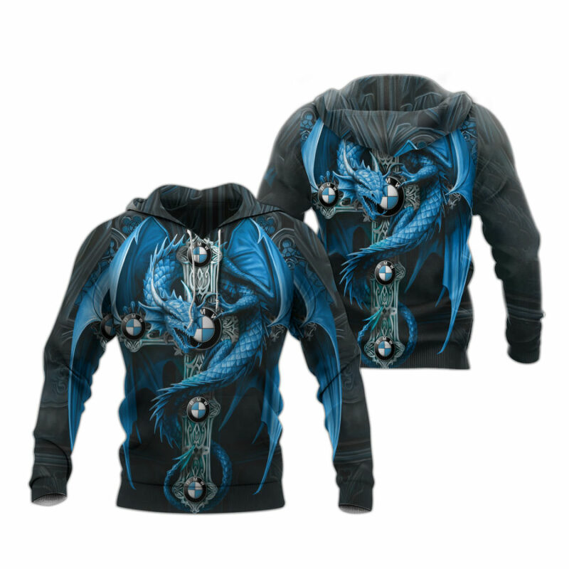 Bmw Dragon For Lover All Over Print Hoodie