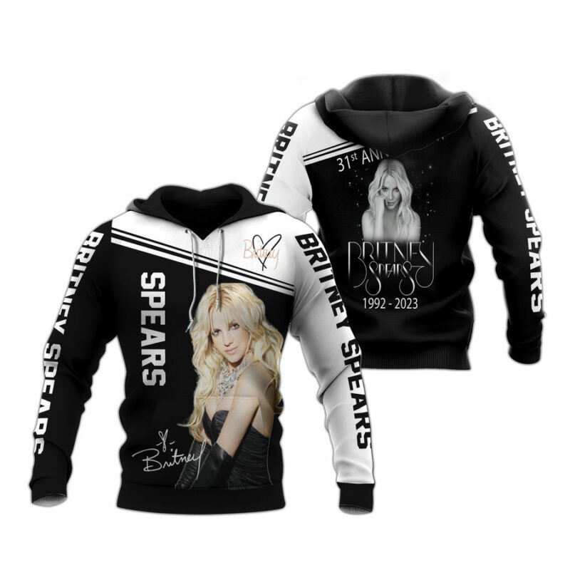 Britney Spears 1992 2020 28Th Anniversary All Over Print Hoodie