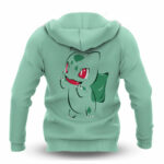 Bulbasaur cute all over print hoodie back side