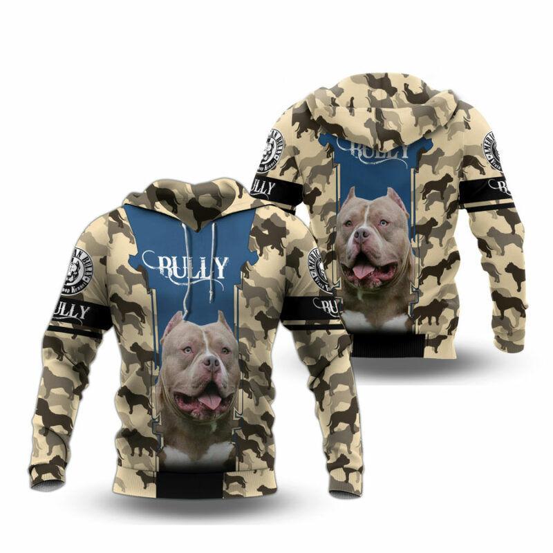 Bully Dog All Over Print Hoodie