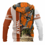 Chainsaw stihl gift for you all over print hoodie back side