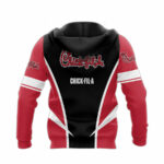 Chickfila logo 4 all over print hoodie back side