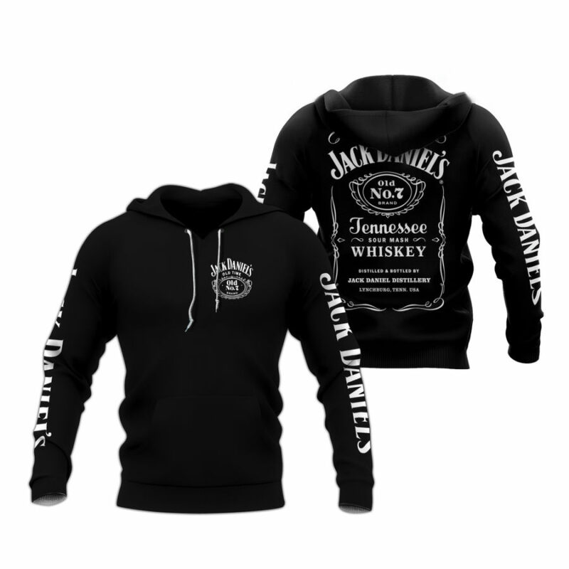 Collection Jack Daniels All Over Print Hoodie