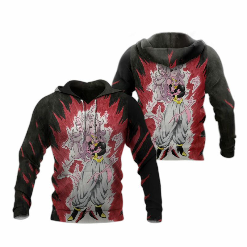 Dragon Ball Super Android 21 Ultimate Evil Form Cool Anime Promo Graphci All Over Print Hoodie