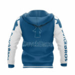 Dutch bros all over print hoodie back side