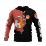 Family dollar logo my heart 1 all over print hoodie front side