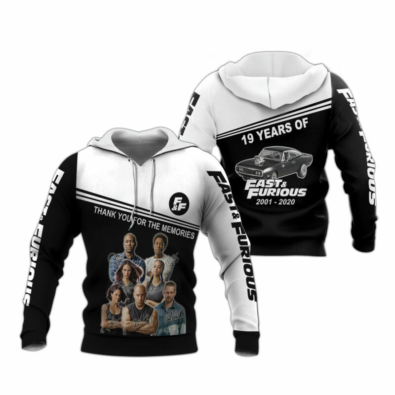 Fast And Furious 2001 All Over Print Hoodie
