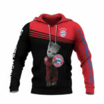 Fc bayern munich all over print hoodie front side