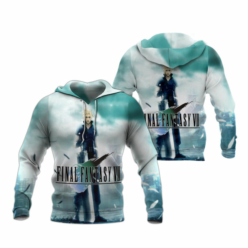 Final Fantasy Cloud Strife All Over Print Hoodie