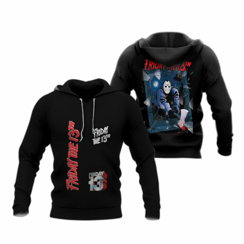 Friday The 13Th Jason Voorhees Vest Zip Up All Over Print Hoodie
