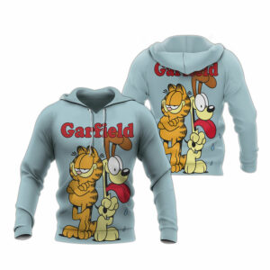 Garfield cat full over print all over print hoodie