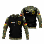 German army all over print hoodie