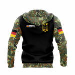 German army all over print hoodie back side