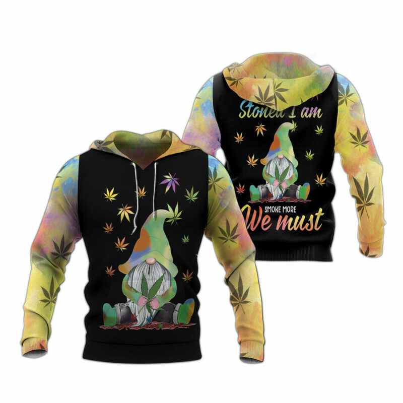 Gnome Weed All Over Print Hoodie