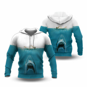 Jaws all over print hoodie