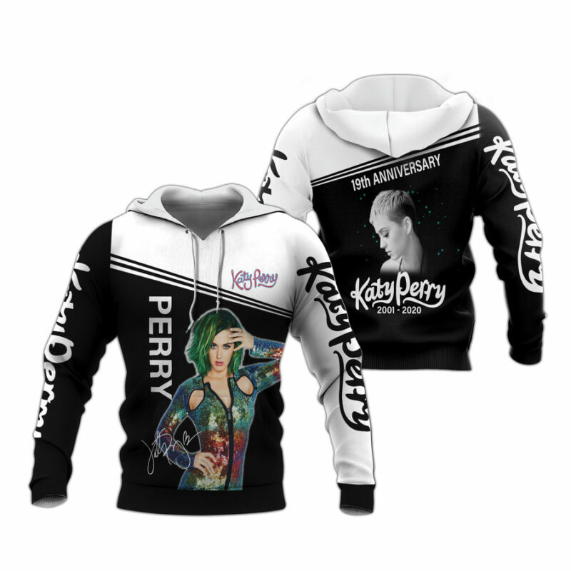 Katy Perry 19Th Anniversary 2001 2020 All Over Print Hoodie
