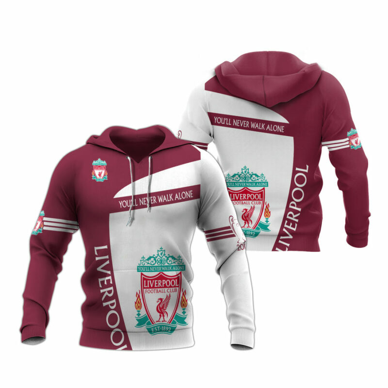 Liverpool Football Club Youll Never Walk Alone Liverpool Football Club Youll Never Walk Alone All Over Print Hoodie