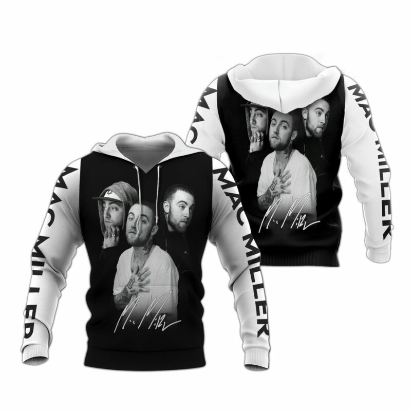 Mac Miller Signature Mac Miller Signature Mac Miller Signature All Over Print Hoodie