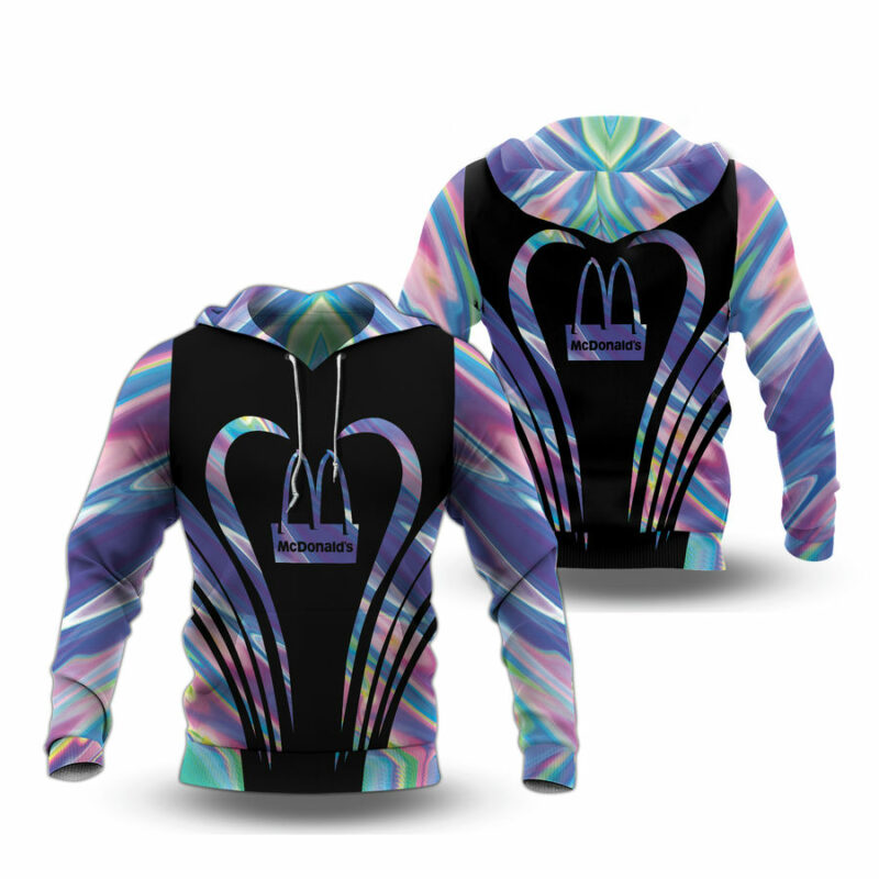 Mcdonald Is Colorful All Over Print Hoodie