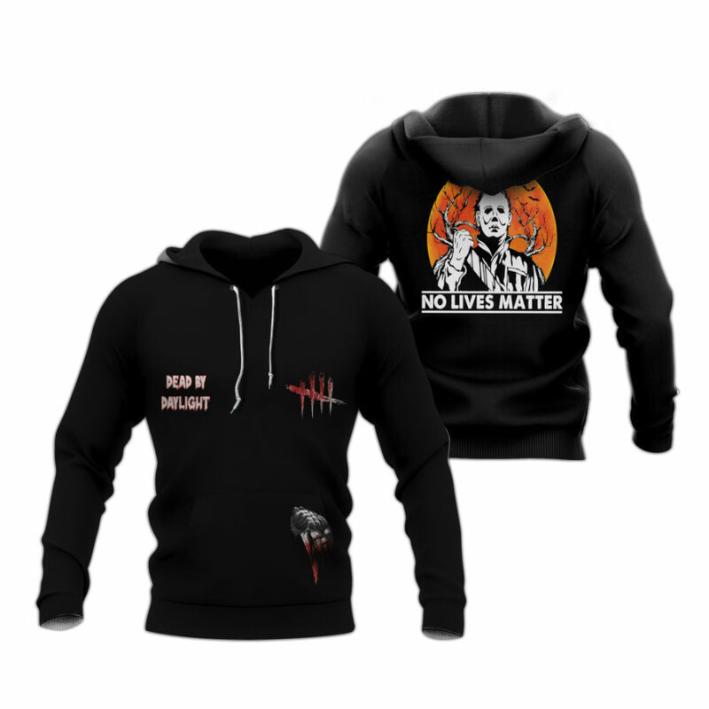 Michael Myers Dead By Daylight No Lives Matter Vest Zip Up All Over Print Hoodie