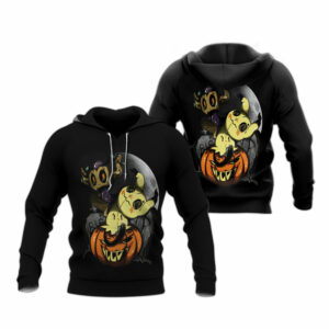 Mimikyu halloween all over print hoodie