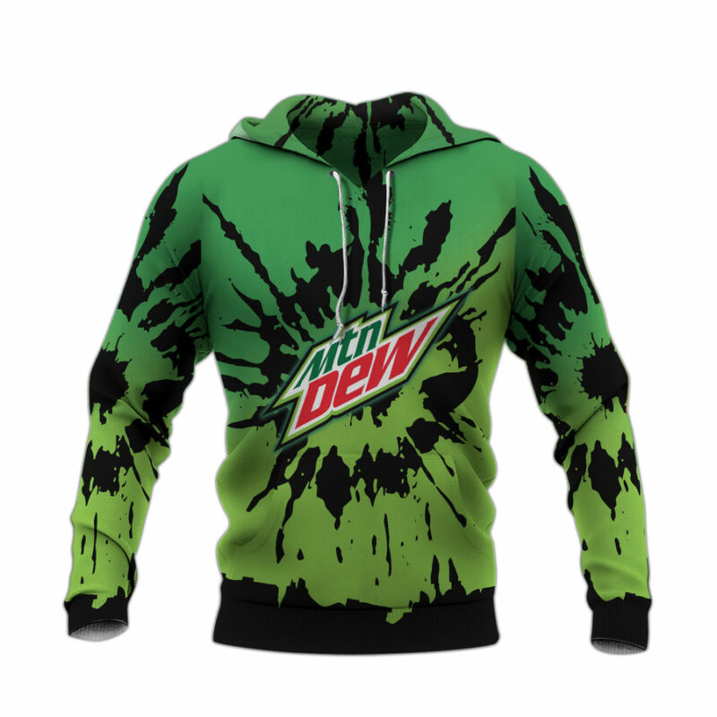 Mountain Dew All Over Print Hoodie Front Side