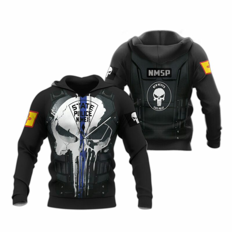 Nmsp New Mexico Police All Over Print Hoodie