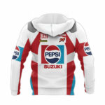 Pepsi suzuki rallying all over print hoodie back side