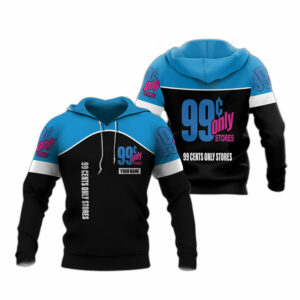 Personalized 99 cents only stores logo in my heart 1 all over print hoodie