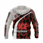 Personalized ace hardware all over print hoodie back side