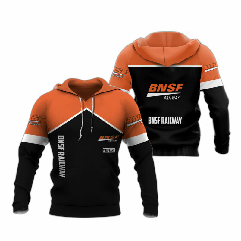 Personalized Bnsf Railway All Over Print Hoodie