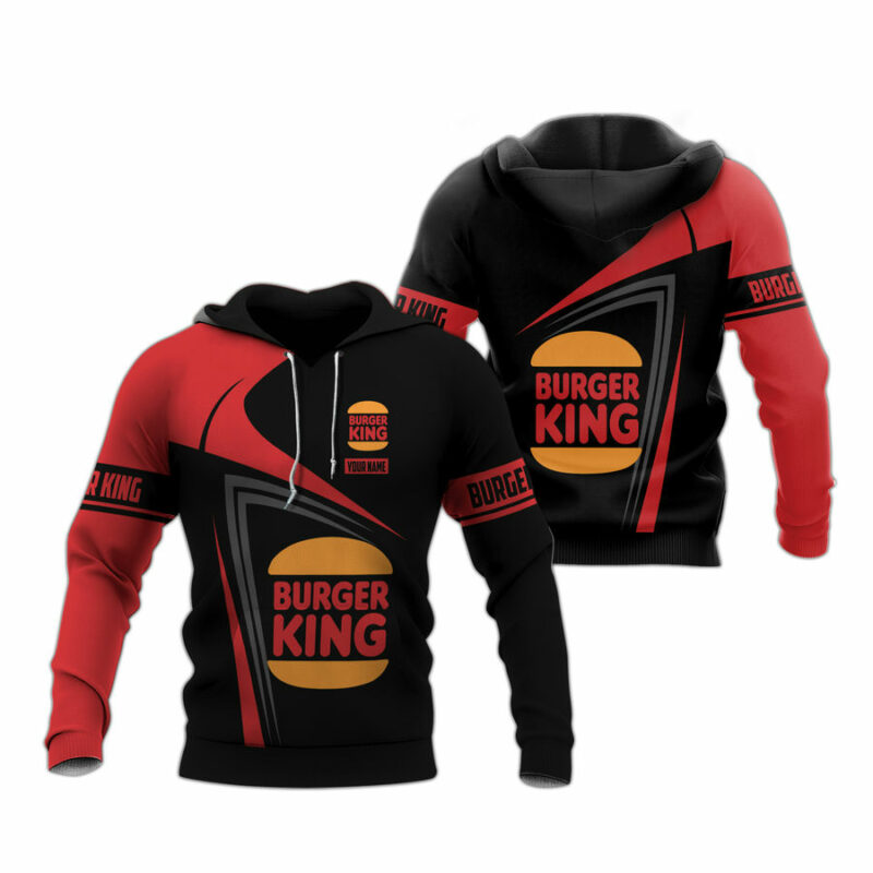 Personalized Burger King In My Heart All Over Print Hoodie
