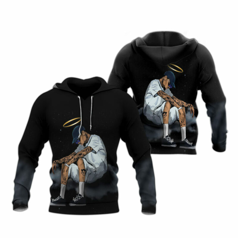 Personalized Chris Brown Pullover And Pered Chris Brown All Over Print Hoodie