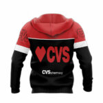 Personalized cvs pharmacy logo in my heart 1 all over print hoodie back side