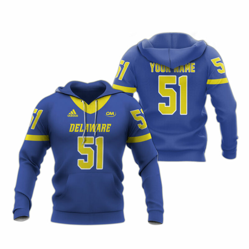 Personalized Delaware Fightin Blue Hens All Over Print Hoodie