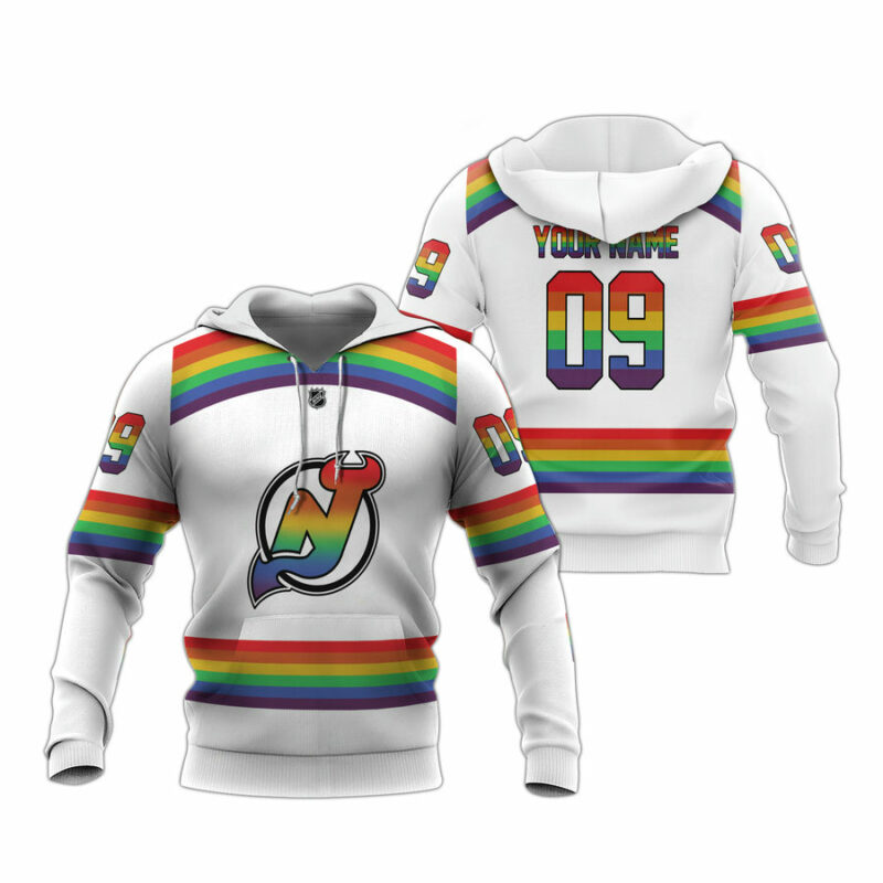Personalized Devils Lgbt Pride All Over Print Hoodie