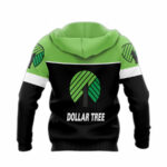 Personalized dollar tree logo in my heart all over print hoodie back side