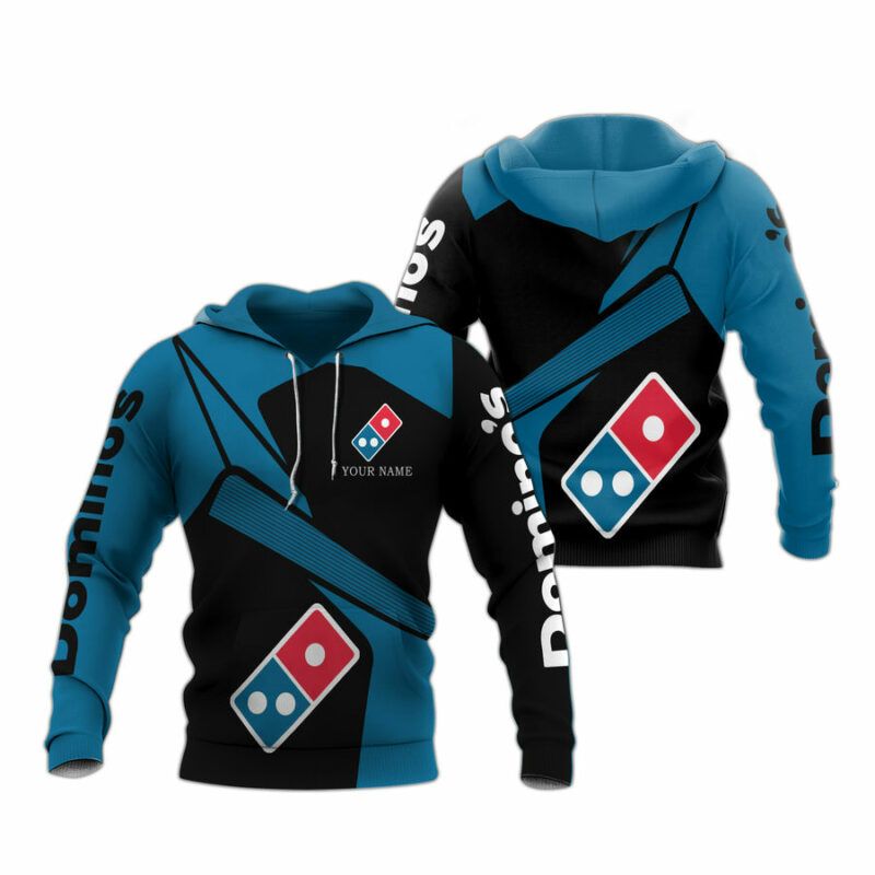 Personalized Dominos Pizza Logo All Over Print Hoodie