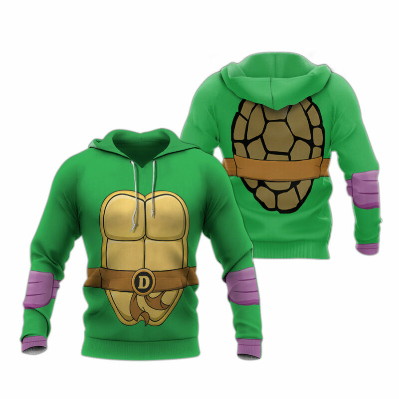 Personalized Donatello Tmnt 1987 Don Donnie Cosplay All Over Print Hoodie