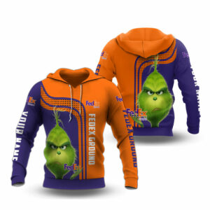 Personalized fedex ground grinch all over print hoodie
