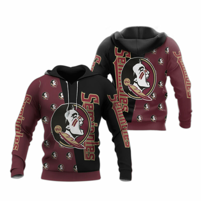 Personalized Florida State Seminoles All Over Print Hoodie