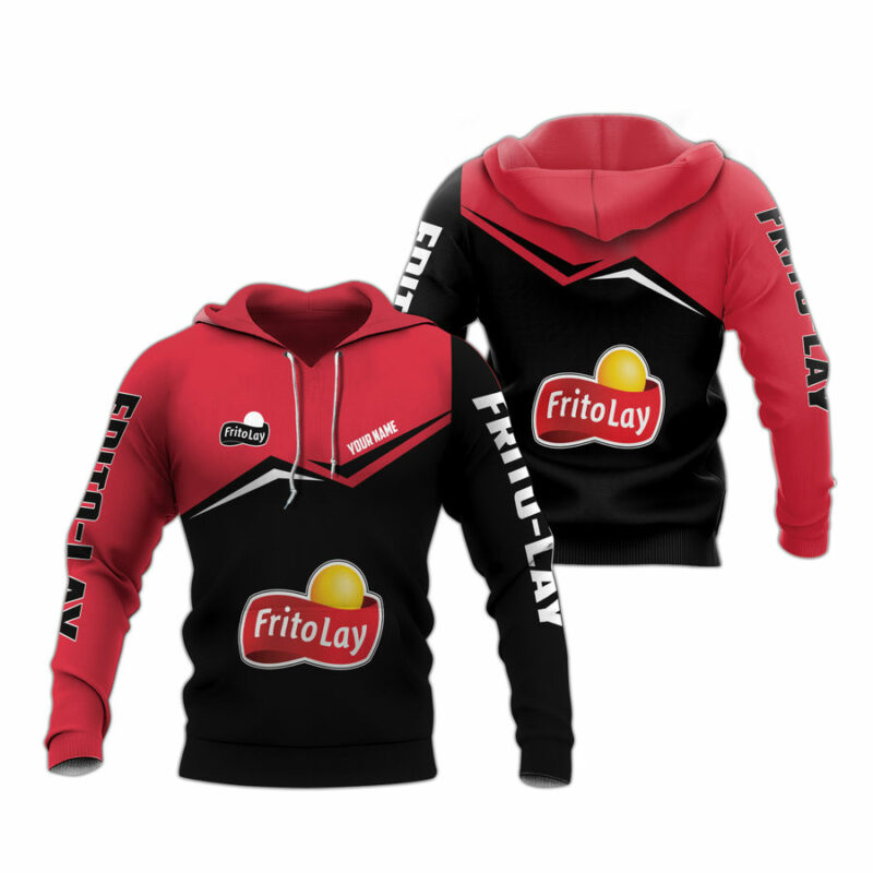 Personalized Frito Lay Logo Black And Red 1 All Over Print Hoodie