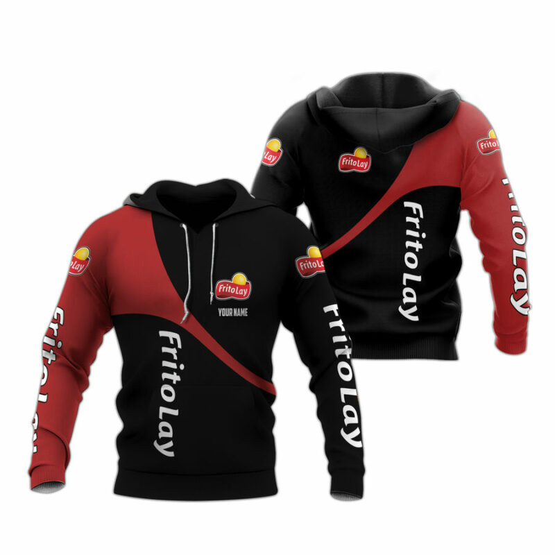Personalized Frito Lay Logo Black And Red All Over Print Hoodie