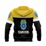 Personalized international brotherhood of teamsters logo in my heart all over print hoodie back side