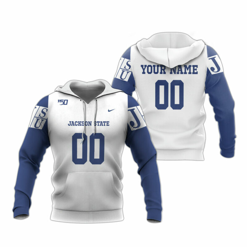 Personalized Jackson State Tigers All Over Print Hoodie